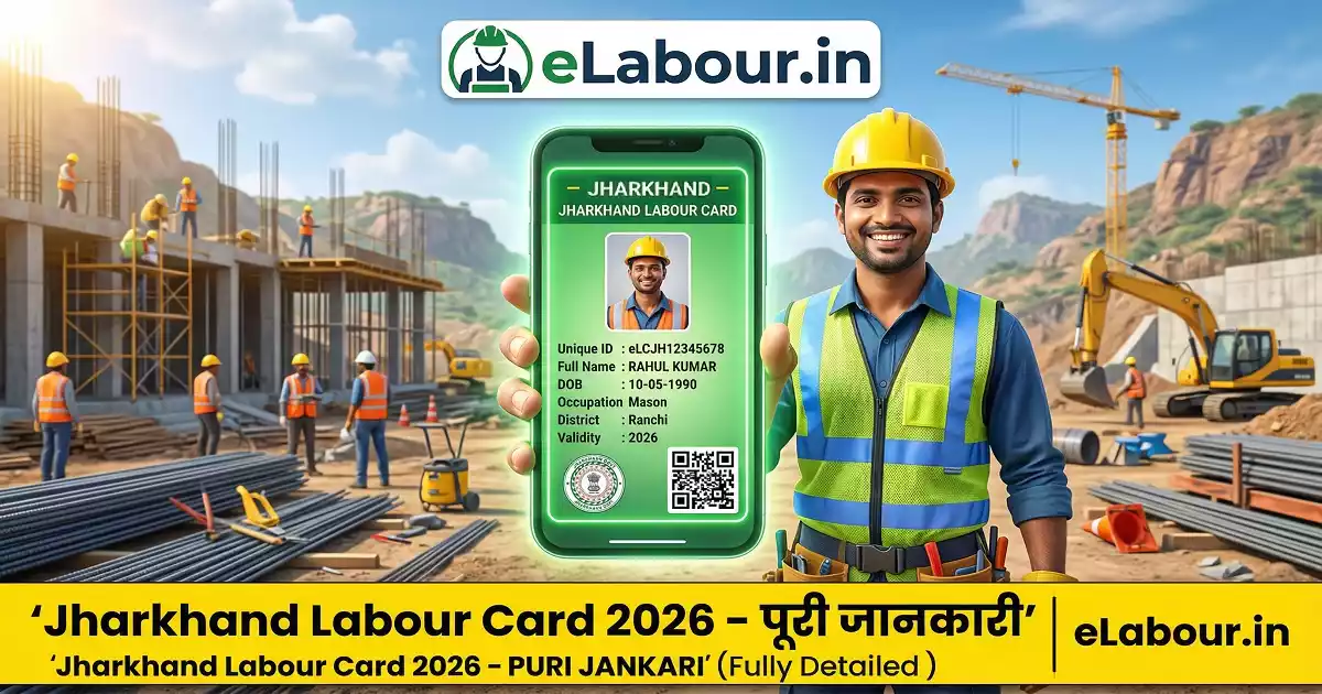 Jharkhand Labour Card 2026:घर बैठे फ्री बनाएं, जानें 15 बड़े फायदे
